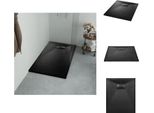 Vidaxl Piatto Doccia Smc Nero 90×70 Cm - Piatti Doccia