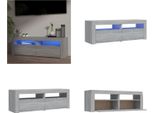 Vidaxl Mobile Tv Con Luci Led Grigio Sonoma 120X35X40 Cm - Mobile Tv - Mobili Tv - Mobili Tv - Porta Tv