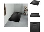 Vidaxl Piatto Doccia Smc Nero 80×80 Cm - Piatti Doccia