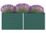 Maison Exclusive - Aiuola Rialzata 160 X 80 X 45 Cm Acciaio Zincato Verde