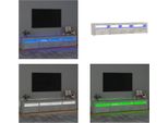 Vidaxl Mobile Tv Con Luci Led Grigio Cemento 210X35X40 Cm - Mobile Tv - Mobile Tv - Supporto Tv - Mobile Multimediale