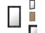 Vidaxl Specchio Da Parete In Stile Barocco 50X80 Cm Nero - Specchio