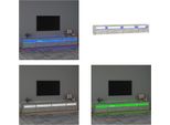 Vidaxl Mobile Tv Con Luci Led Grigio Cemento 270X35X40 Cm - Mobile Tv - Mobile Tv - Supporto Tv - Mobile Multimediale