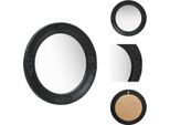 Vidaxl Specchio Da Parete In Stile Barocco 50 Cm Nero - Specchio