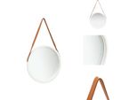 Vidaxl Specchio Da Parete Con Cintura 50 Cm Bianco - Specchio