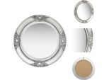 Vidaxl Specchio Da Parete In Stile Barocco 50 Cm Argento - Specchio
