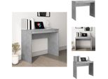 Vidaxl Scrivania Grigio Cemento 90X40X72 Cm In Legno - Scrivanie