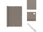 Vidaxl Schermo Privacy Per Balcone Taupe 120X300 Cm Tessuto Oxford - Ombrelloni E Tende Da Sole