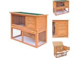 Conigliera Piccola Casa Per Animali Conigliera 1 Porta In Legno - Habitat E Recinti Per Piccoli Animali