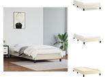 Vidaxl Struttura Letto Crema 80X200 Cm In Pelle Finta - Letti E Strutture Letto