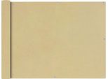 The Living Store Copertura Per Balcone In Tessuto Oxford 90X400 Cm Beige
