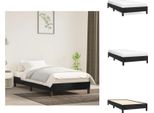 Vidaxl Struttura Letto Nera 90X200 Cm In Velluto - Letti E Strutture Letto