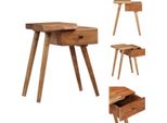 Vidaxl Comodino In Legno Massiccio Di Acacia 45 X 32 X 55 Cm - Comodini