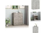 Vidaxl Credenza Grigio Cemento 60X30X75 Cm In Legno - Credenze