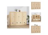 Vidaxl Credenze 3 Pezzi In Legno Di Quercia Sonoma - Credenze