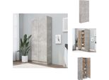 Vidaxl Libreria Grigio Cemento 82,5X30,5X185,5 Cm In Legno - Librerie E Scaffalature