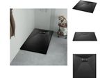 Vidaxl Piatto Doccia Smc Nero 90×80 Cm - Piatti Doccia