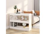 The Living Store Libreria/Divisorio Bianco 100X30X72 Cm