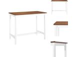 Vidaxl Tavolo Da Bar In Legno Massiccio 108 X 60 X 91 Cm - Tavoli Da Pranzo