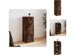 Vidaxl Credenza Rovere Fumé 36X35,5X103,5 Cm Materiale A Base Di Legno - Credenze