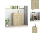 Vidaxl Credenza Rovere Sonoma 60X30X75 Cm Materiale Legno - Credenze
