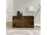 The Living Store Panca Per Scarpe In Rovere Fumé 80X24X45 Cm Materiale In Legno