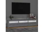 Vidaxl Mobile Tv Con Luci Led Grigio Sonoma 180X35X40 Cm - Mobile Tv - Mobile Tv - Supporto Tv - Mobile Multimediale