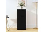 Maison Exclusive - Credenza Nera 30X30X70 Cm Materiale Ligneo