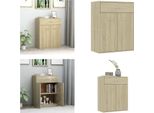 Vidaxl Credenza In Rovere Sonoma 60X30X75 Cm In Legno - Credenza - Credenze - Armadio Laterale - Armadi Laterali