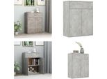 Vidaxl Credenza Grigio Cemento 60X30X75 Cm In Legno - Credenza - Credenze - Armadio Laterale - Armadi Laterali