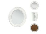Vidaxl Specchio Da Parete In Stile Barocco 50 Cm Bianco - Specchio