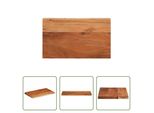 The Living Store Piano D'appoggio 40X30X3,8 Cm Rettangolare In Legno Massiccio Di Acacia