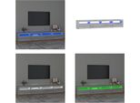 Vidaxl Mobile Tv Con Luci Led Grigio Sonoma 240X35X40 Cm - Mobile Tv - Mobili Tv - Porta Tv - Mobile Multimediale