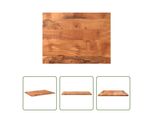 The Living Store Piano D'appoggio 70X50X2,5 Cm Rettangolare In Legno Massiccio Di Acacia