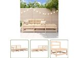 The Living Store Set Da Giardino In Pino Massiccio Da 3 Pezzi