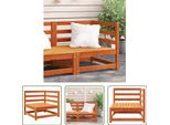 The Living Store Divano Angolare Da Giardino Marrone Cera 70X70X67 Cm In Legno Di Pino Massiccio