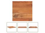 The Living Store Piano D'appoggio Quadrato 60X60X2,5 Cm In Legno Massiccio Di Acacia