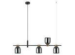 Servio PND-66892-4-BK-SG Lampada A Sospensione Italux