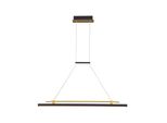 Lampada A Sospensione Led 16W Merlot PND-54638F-16W-3K-BK-GD Italux