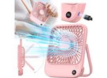 Ventilatore Usb Silenzioso Mini Ventilatore Da Tavolo Raffreddamento 5000Mah Topk K65