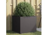 Maison Exclusive - Vaso Da Fiori Nero 49X47X46 Cm In Acciaio