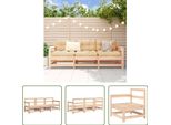 The Living Store Set Da Giardino In Pino Massiccio Da 3 Pezzi