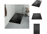 Vidaxl Piatto Doccia Smc Nero 120×70 Cm - Piatti Doccia