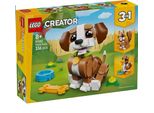 Lego Creator Set 3 In 1 Animali Carini: Cucciolo Giocoso - Giocattolo Per Cani E Set Di Costruzioni Lego Per Cani - Giocattolo Da Costruzione Con Figura Di Cane, Cucciolo E 3 Opzioni Di Costruzione - Regalo Creativo Per Bambini - 31382