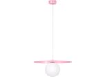 Lampada A Sospensione Con Paralume Rosa Ø25Cm Robin 1Xg9 10W K-5441 Kaja