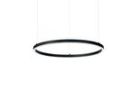 Sospensione Moderna Oracle Alluminio-Materie Plastiche Nero Led 38W 3000K