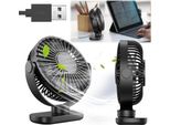 Ventilatore Usb Mini Ventilatore Da Tavolo Silenzioso Topk K62C Nero