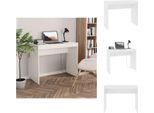 Vidaxl Scrivania Bianca 90×40×72 Cm In Legno - Scrivanie
