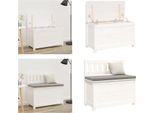 Vidaxl Panca Bianca 80X41X77 Cm In Legno Di Pino Massiccio - Panca - Panca - Panca - Panca Da Ingresso