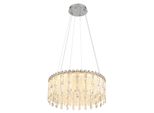 Globo Lighting HäNgeleuchte "Klunka", Verchromt, Ø 59,5Cm H: 120Cm, 1 Stk., Leuchten, HäNgelampe Esszimmer-Leuchte Esstischleuchte Wohnzimmer, HäNgeleuchte
